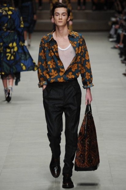 Парад узоров в осенне-летней коллекции Burberry сезона 2014-2015 (ФОТО, ВИДЕО)