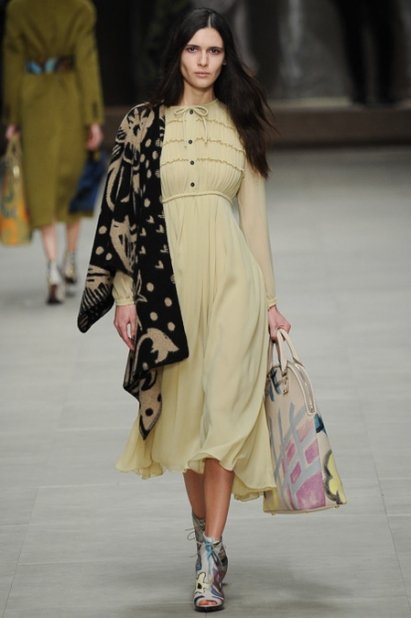 Парад узоров в осенне-летней коллекции Burberry сезона 2014-2015 (ФОТО, ВИДЕО)