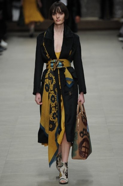 Парад узоров в осенне-летней коллекции Burberry сезона 2014-2015 (ФОТО, ВИДЕО)